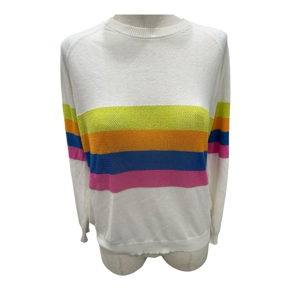 Spiritual Gangster On The Go Striped Sweater medium - Picture 2 of 7